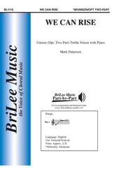 We Can Rise Unison/Two-Part choral sheet music cover
